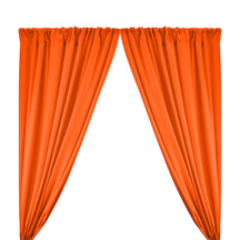 Poplin (60") Rod Pocket Curtains - Orange