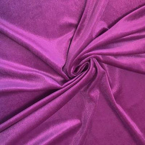 Stretch Velvet Rod Pocket Curtains - Orchid