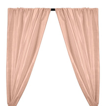 Silk Dupioni (54") Rod Pocket Curtains -  Pale Pink