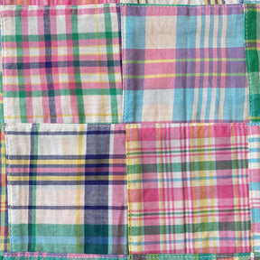 Patchwork Nantucket Madras Plaid Fabric - Caroline
