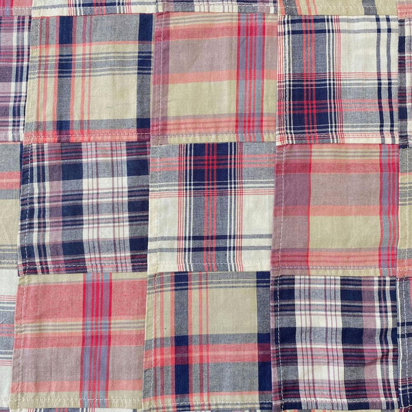 Patchwork Nantucket Madras Plaid Fabric - Charlotte