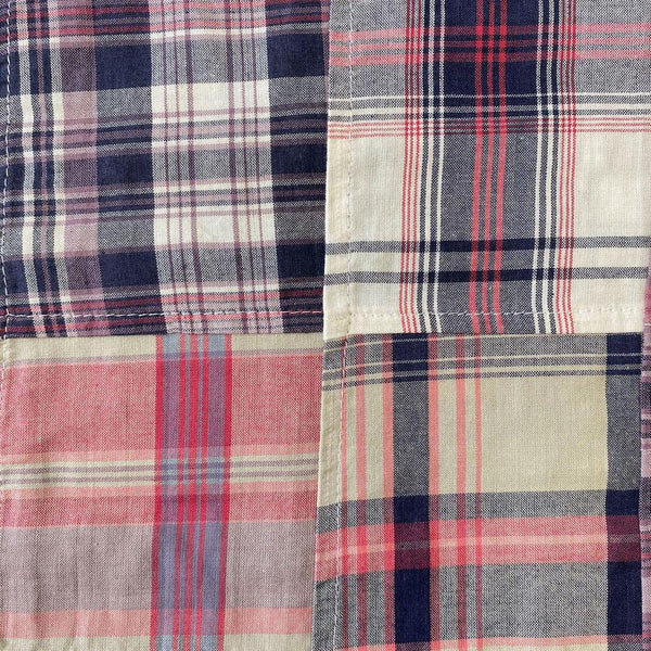 Patchwork Nantucket Madras Plaid Fabric - Charlotte