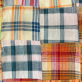 Patchwork Nantucket Madras Plaid Fabric - Daisy