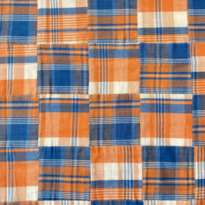 Patchwork Nantucket Madras Plaid Fabric - Ethan