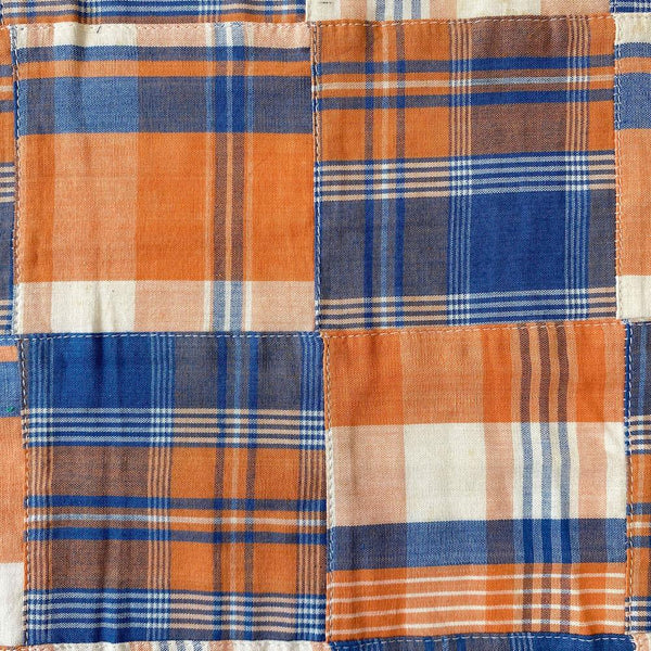 Patchwork Nantucket Madras Plaid Fabric - Ethan