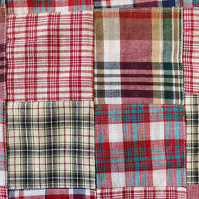 Patchwork Nantucket Madras Plaid Fabric - Gabriel