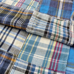 Patchwork Nantucket Madras Plaid Fabric - George