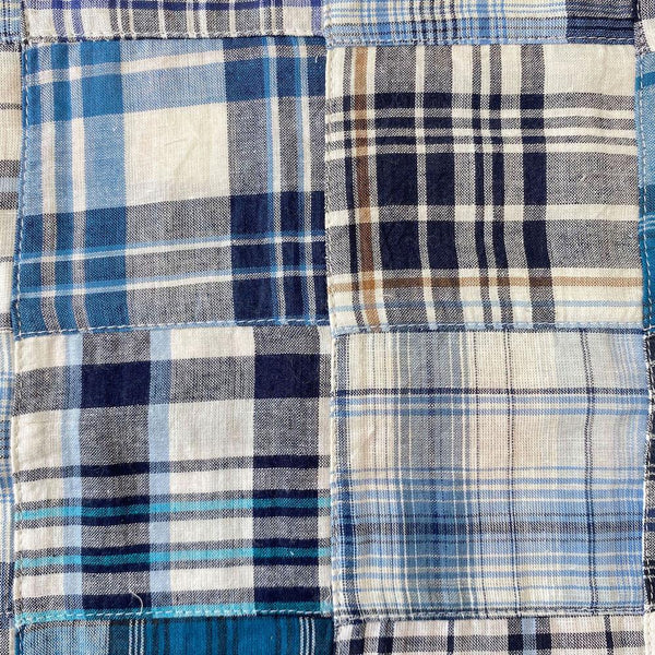 Patchwork Nantucket Madras Plaid Fabric - Gregory