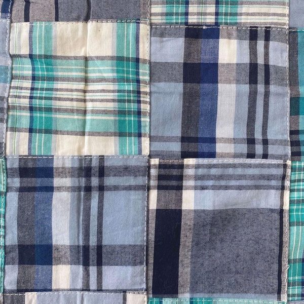 Patchwork Nantucket Madras Plaid Fabric - Harrison