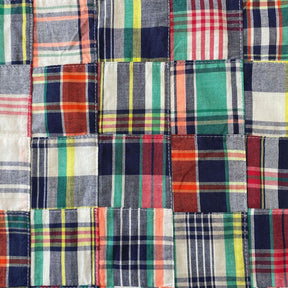 Patchwork Nantucket Madras Plaid Fabric - Julian