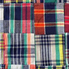 Patchwork Nantucket Madras Plaid Fabric - Julian