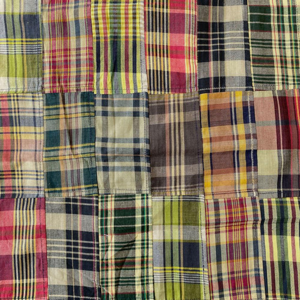 Patchwork Nantucket Madras Plaid Fabric - Theodore