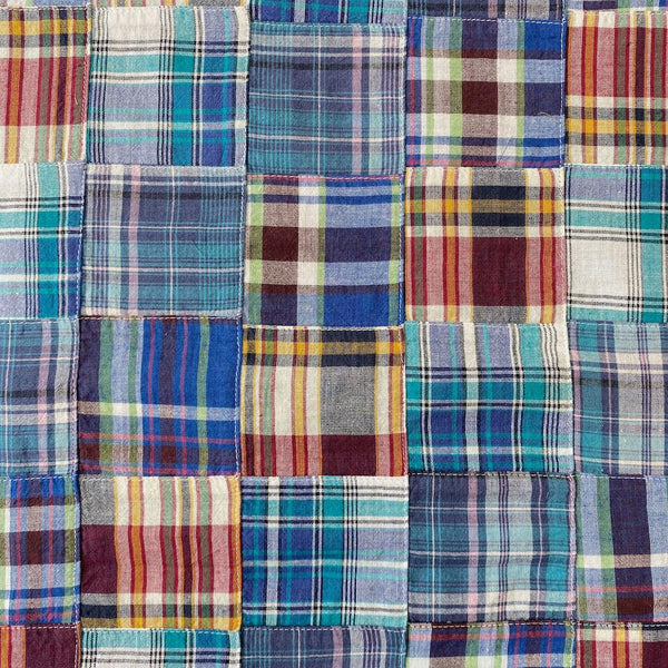 Patchwork Nantucket Madras Plaid Fabric - Vincent