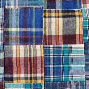 Patchwork Nantucket Madras Plaid Fabric - Vincent