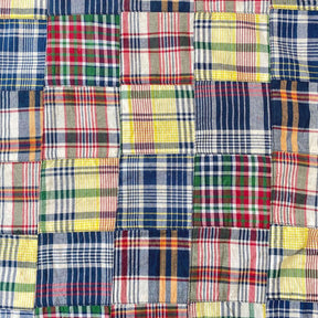 Patchwork Nantucket Madras Plaid Fabric - William