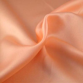 Crepe Back Satin Rod Pocket Curtains - Peach
