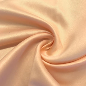 Matte Satin (Peau de Soie) Rod Pocket Curtains - Peach