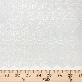 Petal Eyelet Embroidery Fabric