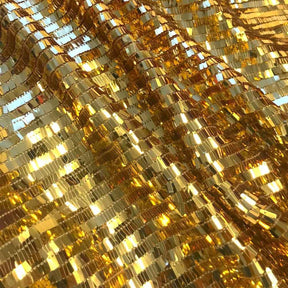 Rectangle Piano Sequins on Stretch Mesh