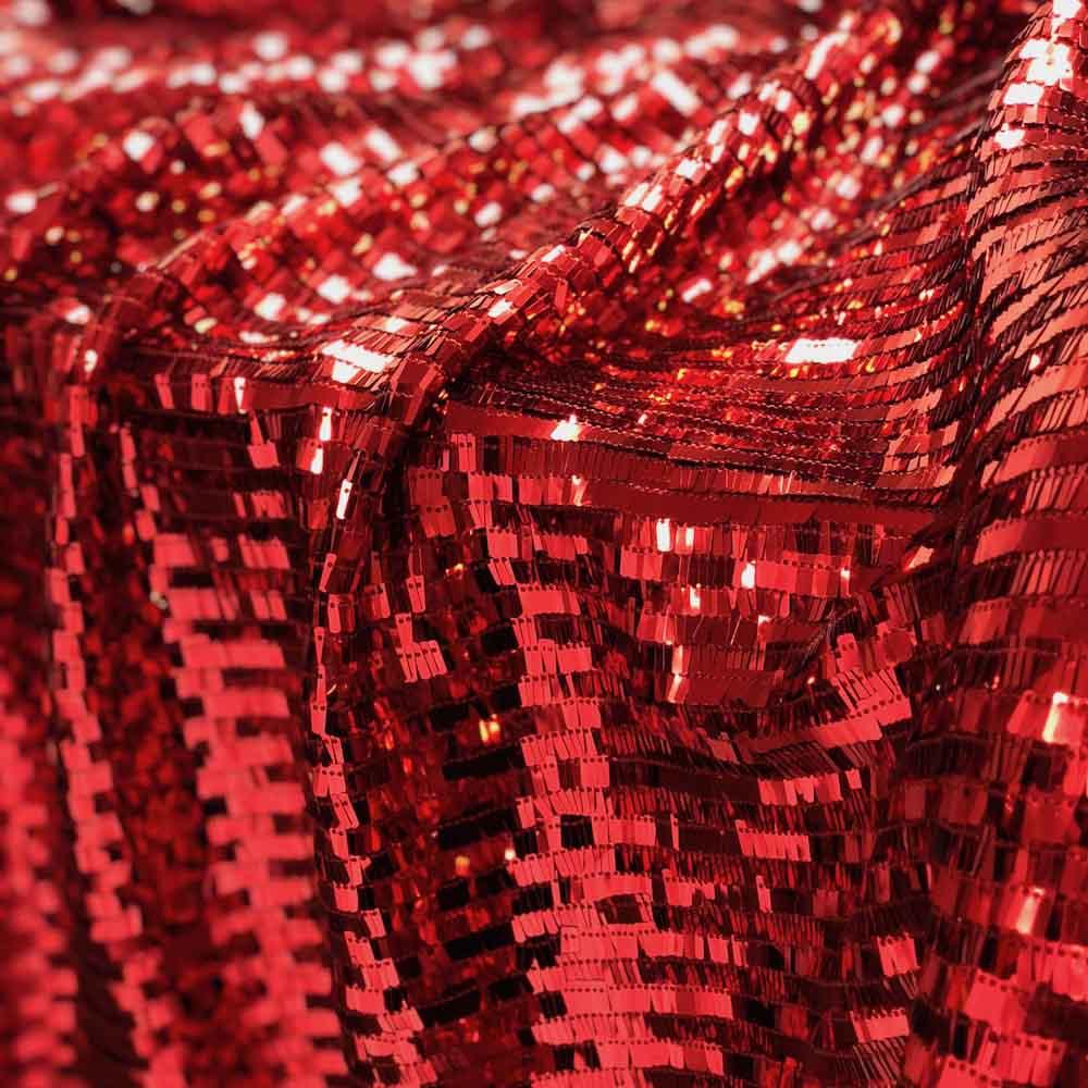 Rectangle Paino Sequins Fabric On Nylon Mesh $24.99/Yard Sold BTY