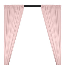 100% Cotton Broadcloth Rod Pocket Curtains - Pink