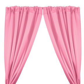 Neoprene Scuba Rod Pocket Curtains - Pink