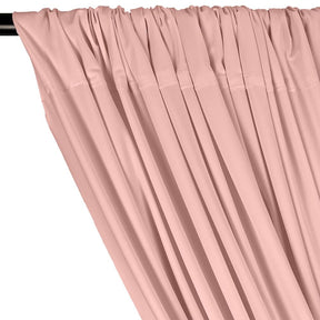Matte Milliskin Rod Pocket Curtains - Pink