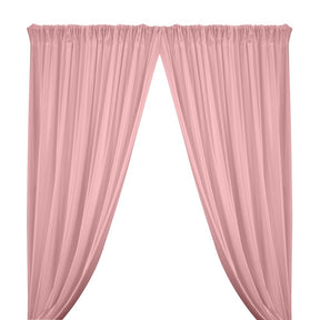 Shiny Milliskin Rod Pocket Curtains - Pink