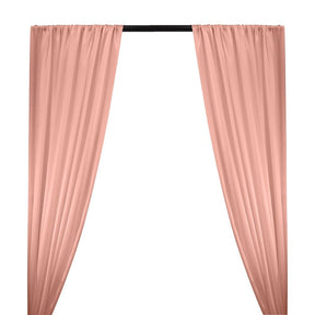Silk Charmeuse Rod Pocket Curtains - Pink