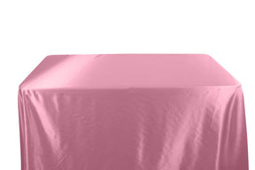 Stretch Charmeuse Satin Banquet Rectangular Table Covers - 6 Feet