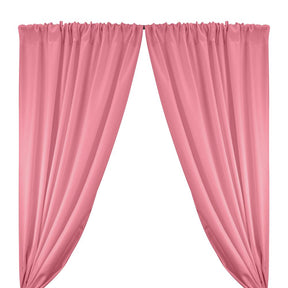 Polyester Twill Rod Pocket Curtains - Pink