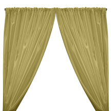 Charmeuse Satin Rod Pocket Curtains - Pistachio