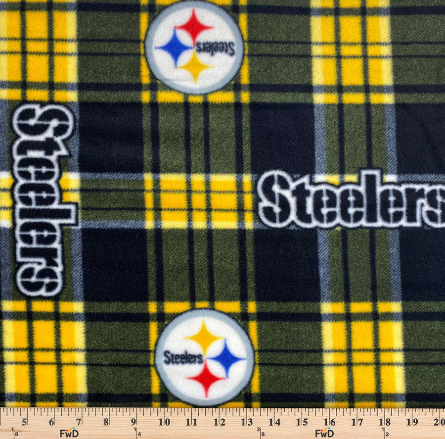 Pittsburgh Steelers Fleece Fabric By The Yard