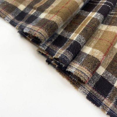 Benjamin Tartan Plaid Cotton Flannel Fabric