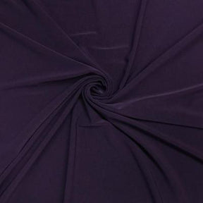 ITY Knit Stretch Jersey Rod Pocket Curtains - Plum