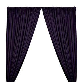 ITY Knit Stretch Jersey Rod Pocket Curtains - Plum