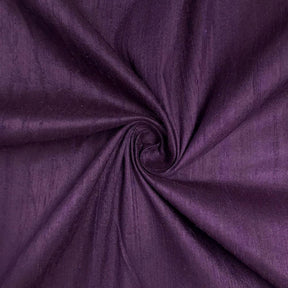 Silk Dupioni (54 Inch) Rod Pocket Curtains - Plum