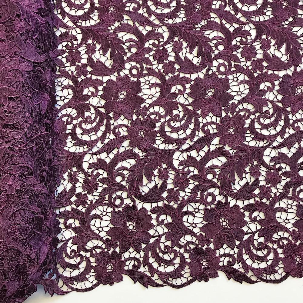 Tulip Guipure French Venice Lace Fabric 52 Wide $22.99/Yard