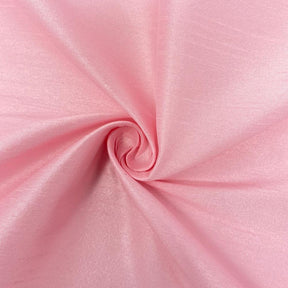 Polyester Dupioni Rod Pocket Curtains - Pink