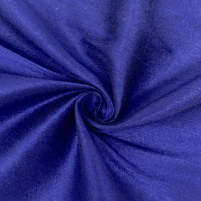 Polyester Dupioni Rod Pocket Curtains - Royal Blue 163