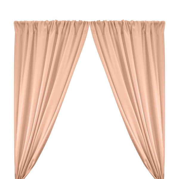 Poplin (60 Inch) Rod Pocket Curtains - Rose Gold