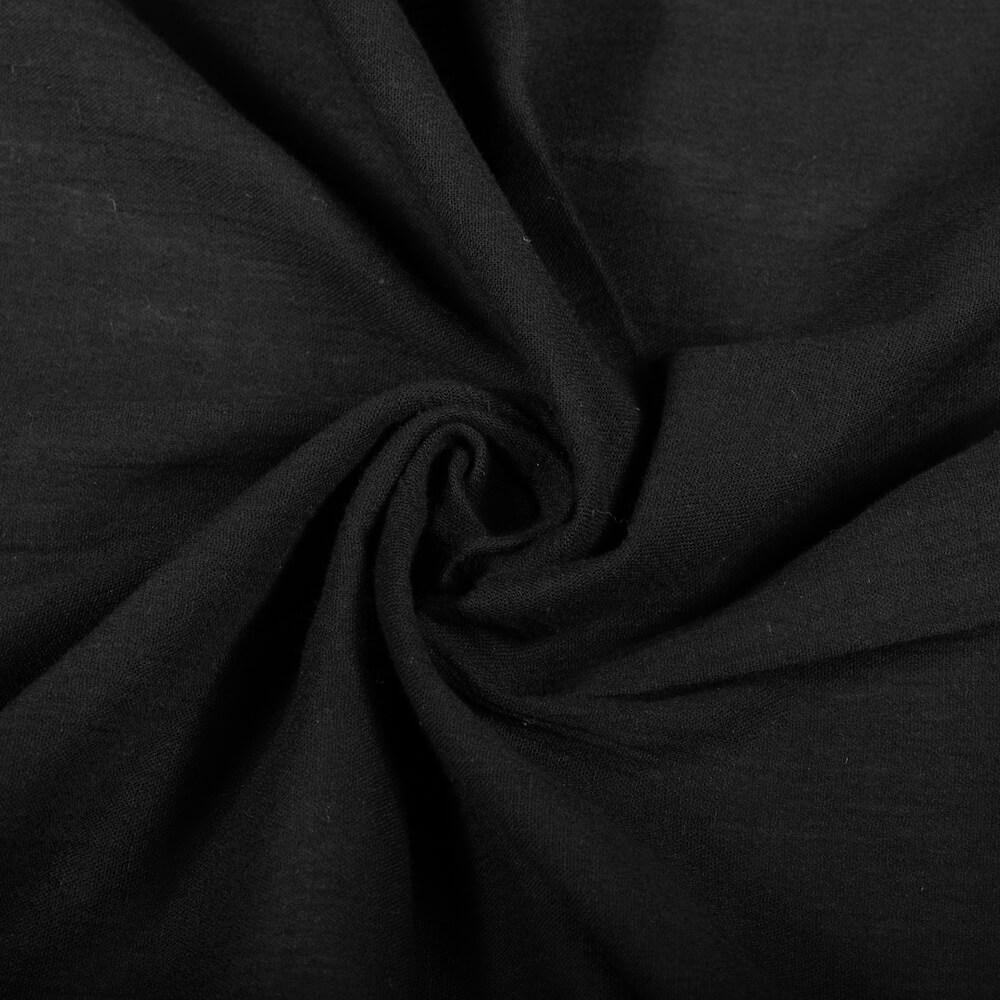 Cotton Gauze Fabric SV577326 Black 1