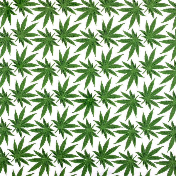 White Sativa Print Broadcloth