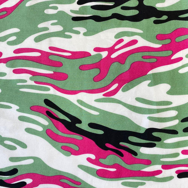 Tiger Camo Print Cotton