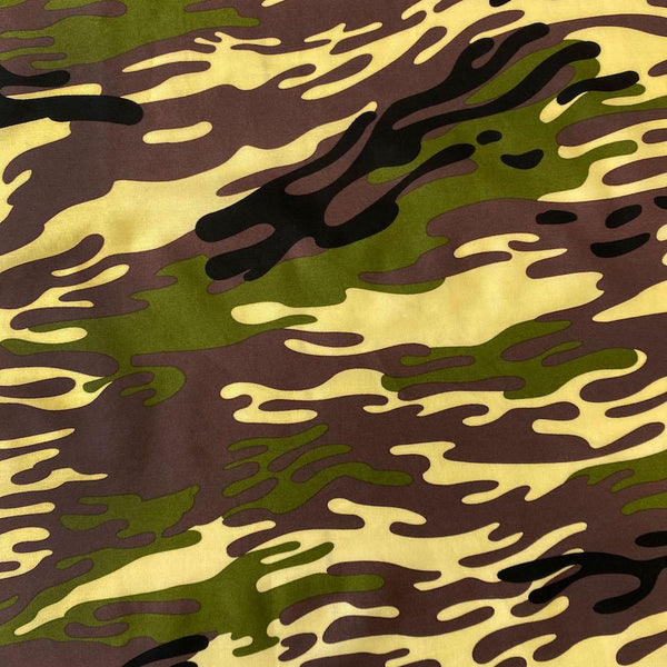 Tiger Camo Print Cotton