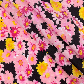 Pink Daffodil Printed Broadcloth