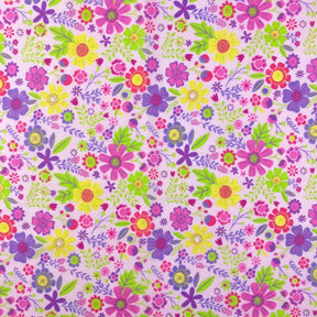 Pink Carnival Garden Print Broadcloth