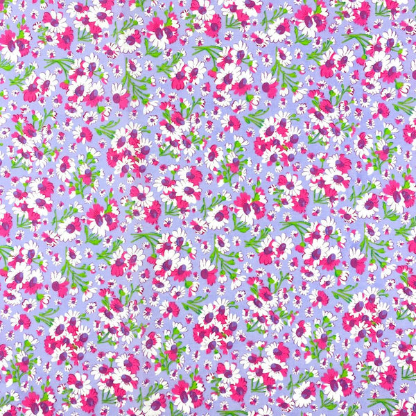 Lilac Petunia Print Broadcloth