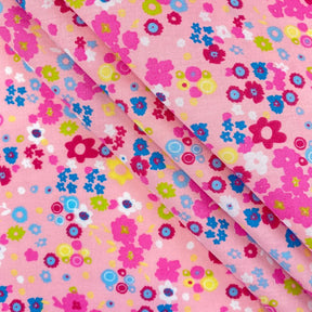 Pink Gladys Blossom Print Broadcloth