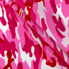 Pink Marine Camo Print Broadcloth